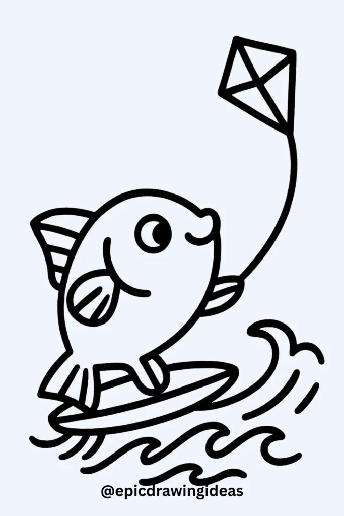 Kitesurfing Fish
