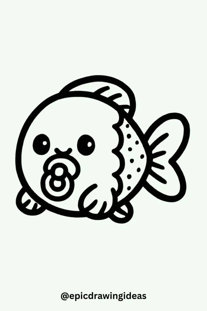 Baby Fish with Pacifier