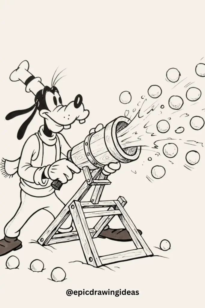 Goofy the Snowball Engineer