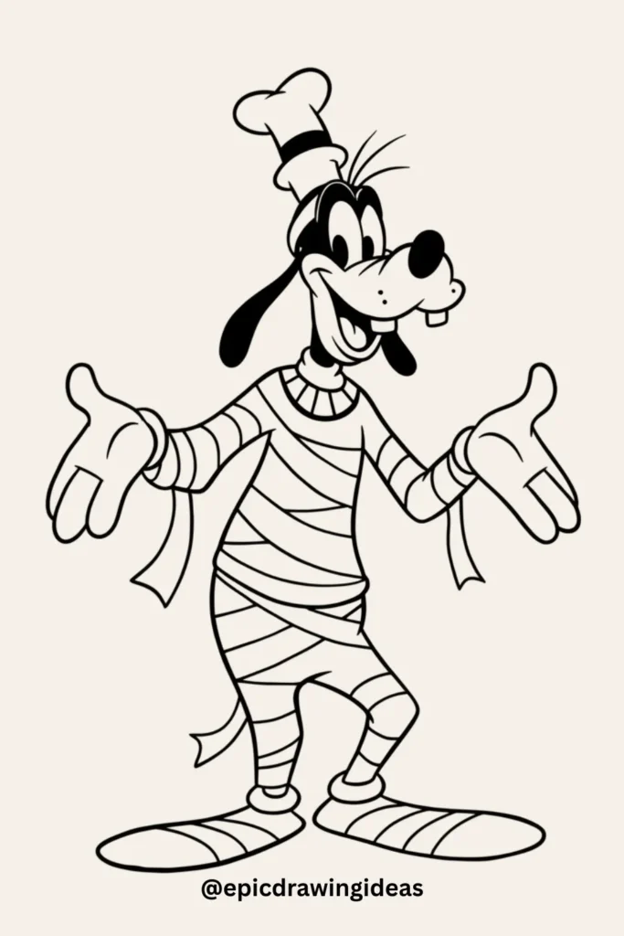 Goofy the Friendly Mummy