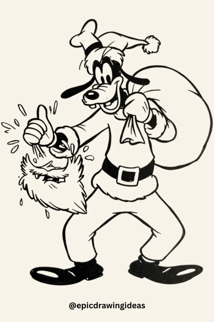 Santa Goofy's Beard Problem