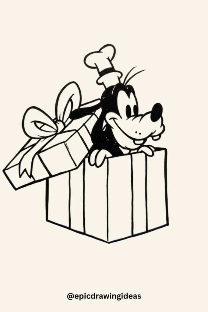 Goofy in the Gift Box Surprise