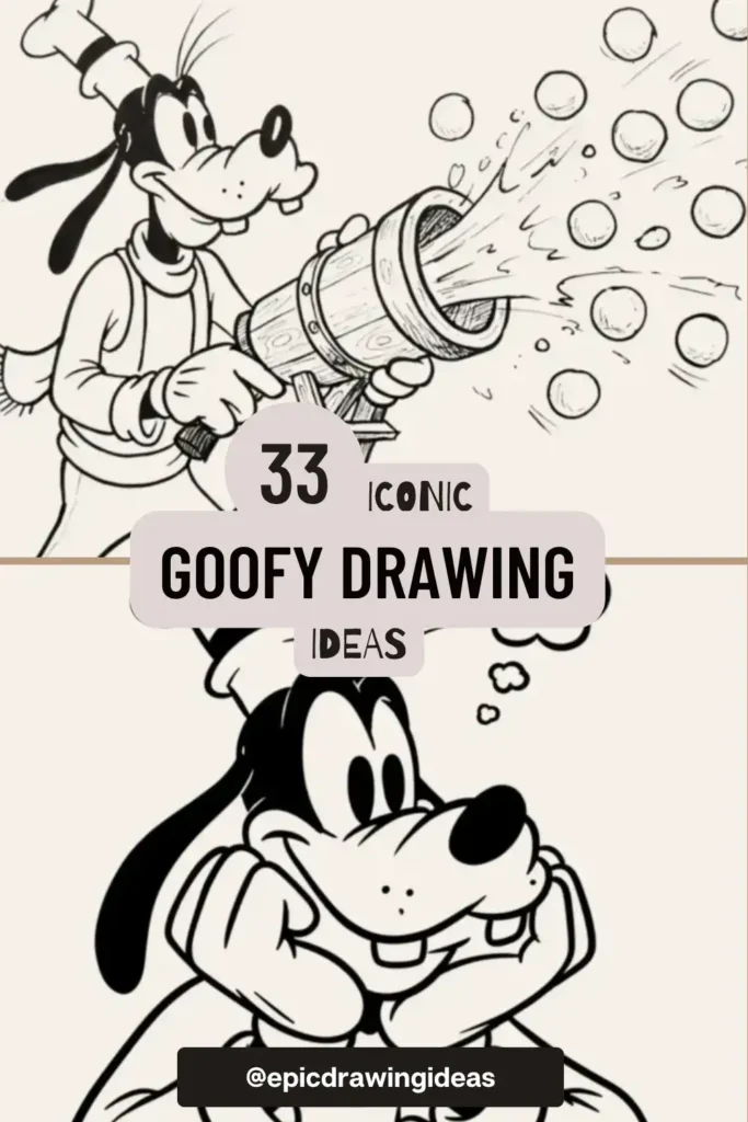 goofy drawing