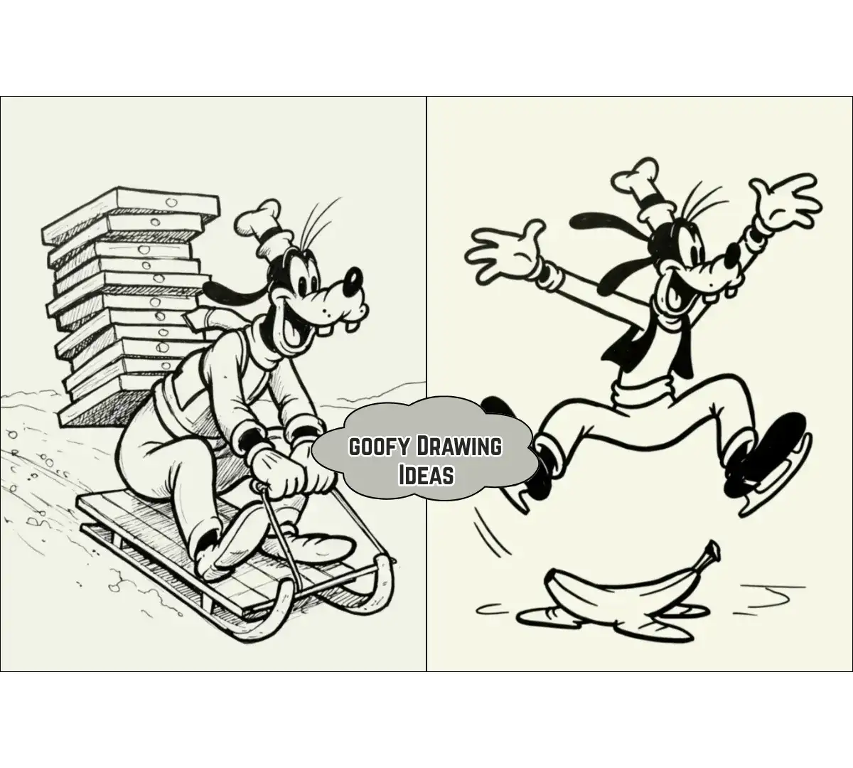 goofy drawing ideas