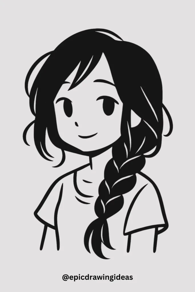 Undone Side Braid