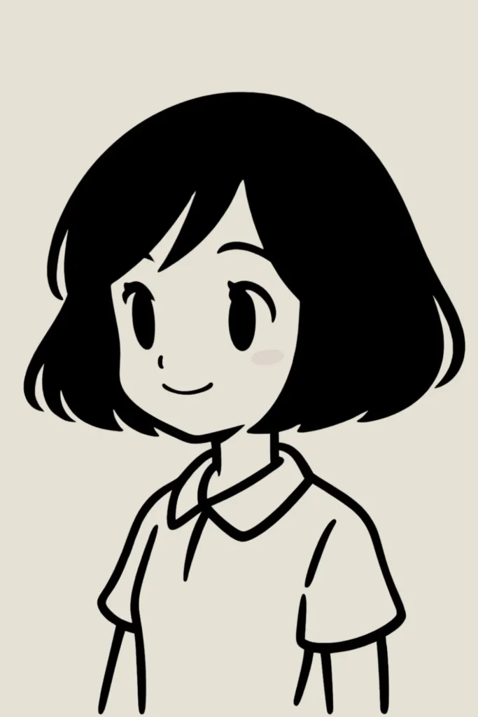 Short Bob with Flared Ends