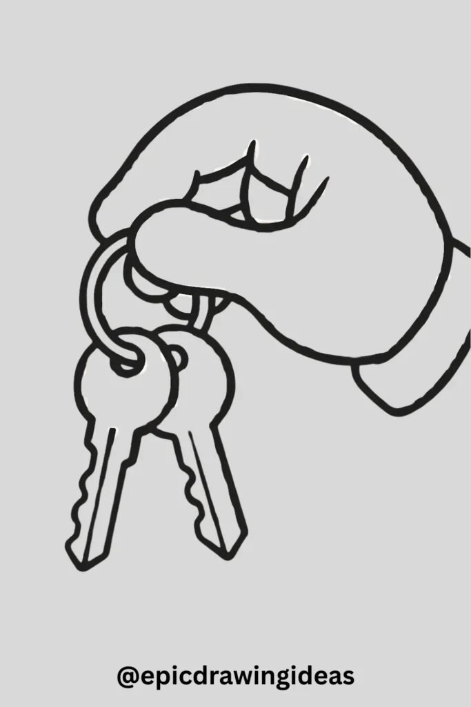 Hand Holding a Set of Keys