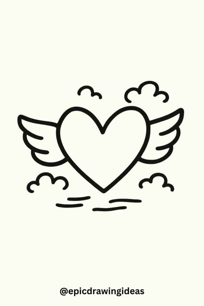 Heart with Wings