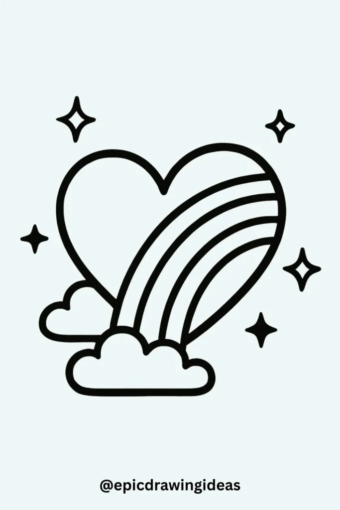 Rainbow Heart