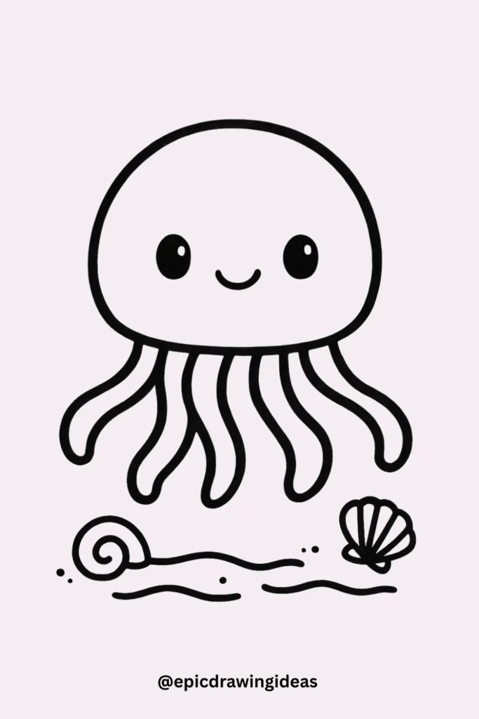 Jellyfish by the Shore