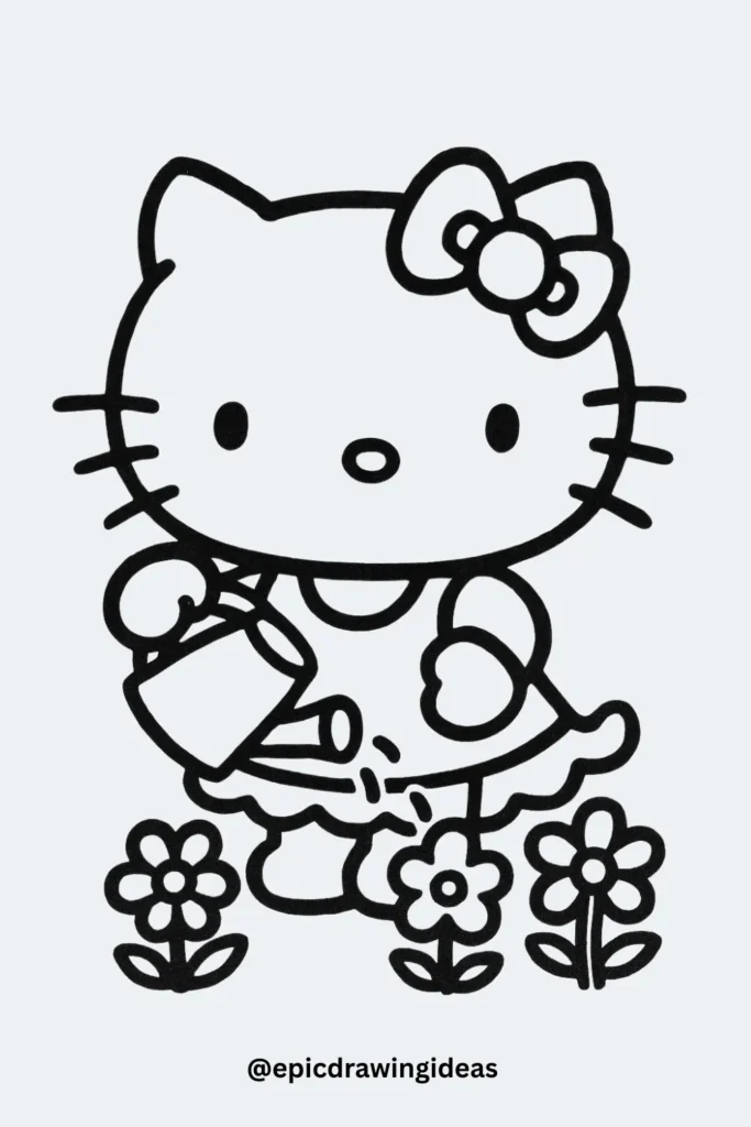 Hello Kitty and Her Garden