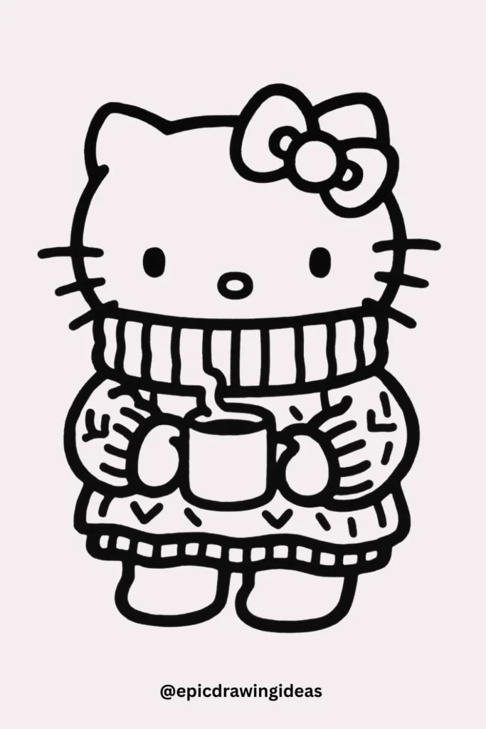 Hello Kitty in a Cosy Sweater