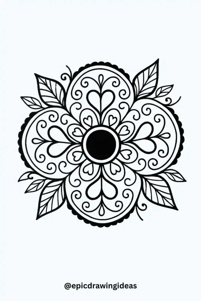 Heart & Bloom Mandala