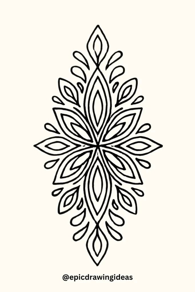 Leaf Drop Mandala