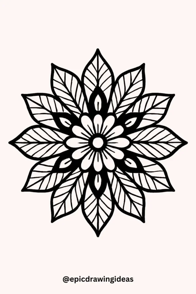 Sunflower Core Mandala