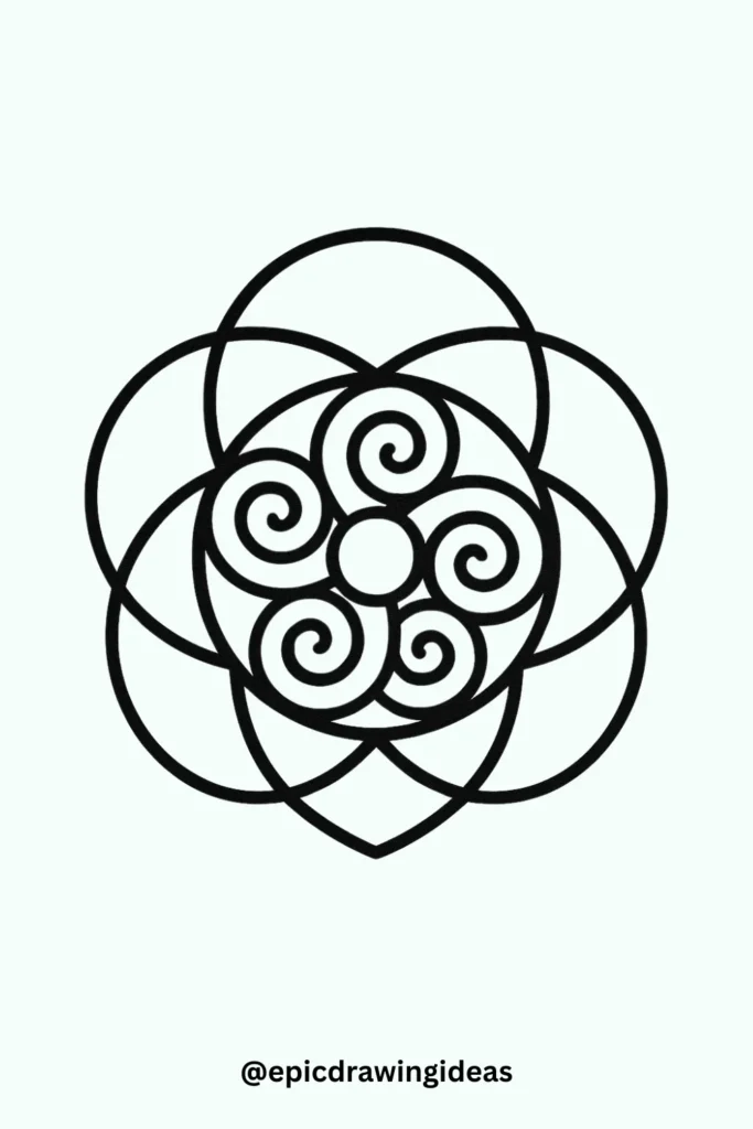 Spiral Core Mandala