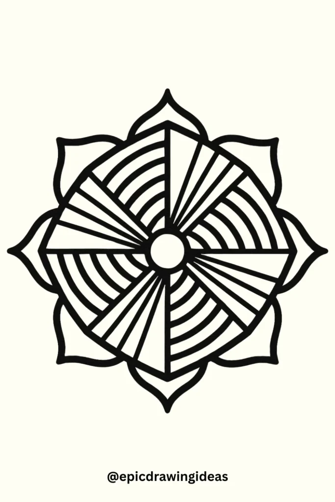 Triangle Slice Mandala