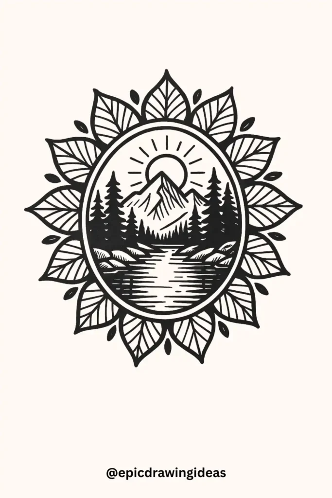 Nature Window Mandala