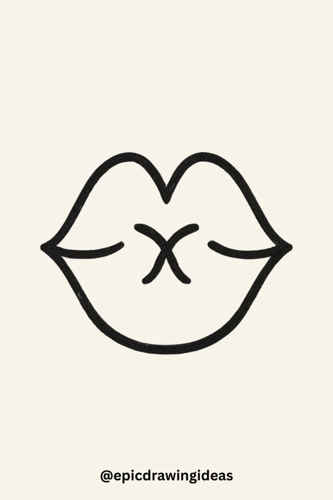 30 Cartoon Mouth Drawing Styles You’ll Love 19 Mouth Making a Fish Face