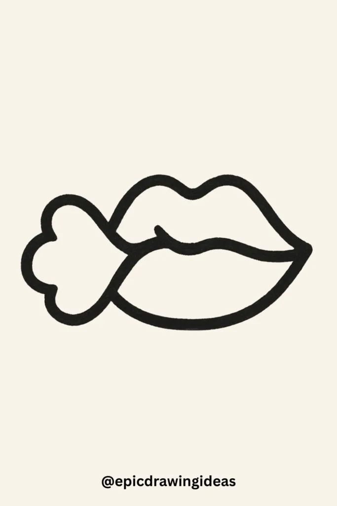 30 Cartoon Mouth Drawing Styles You’ll Love 26 Mouth Chewing Bubblegum