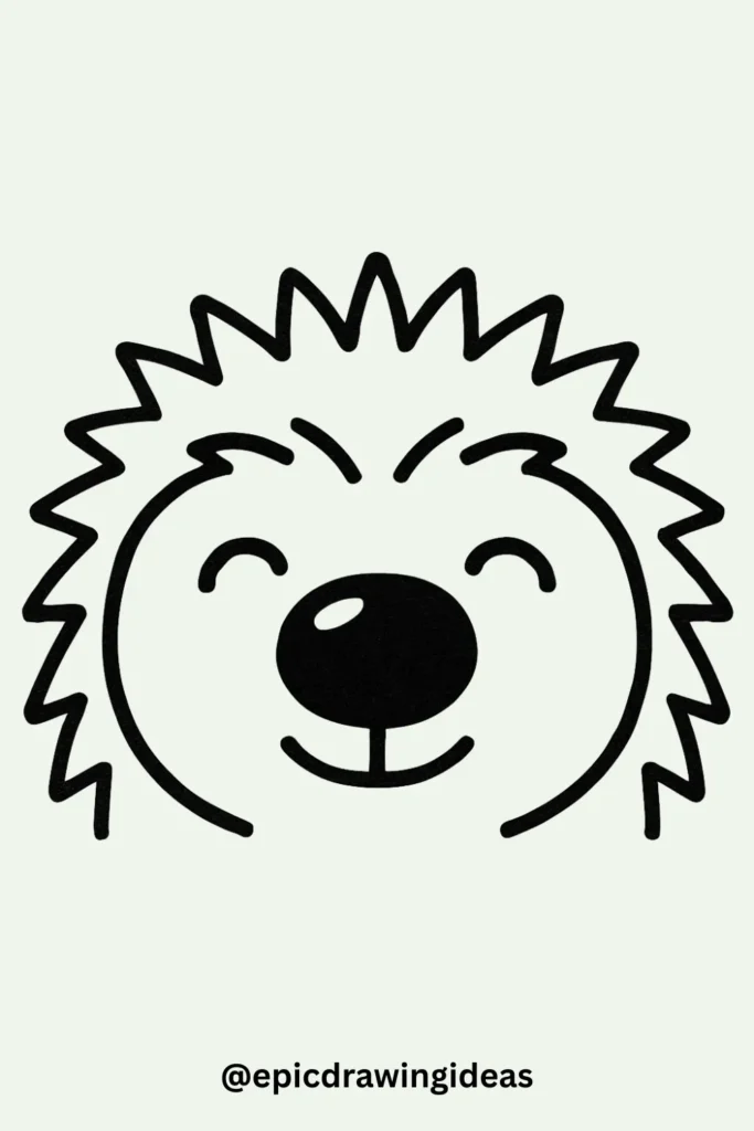 Nose First Hedgehog