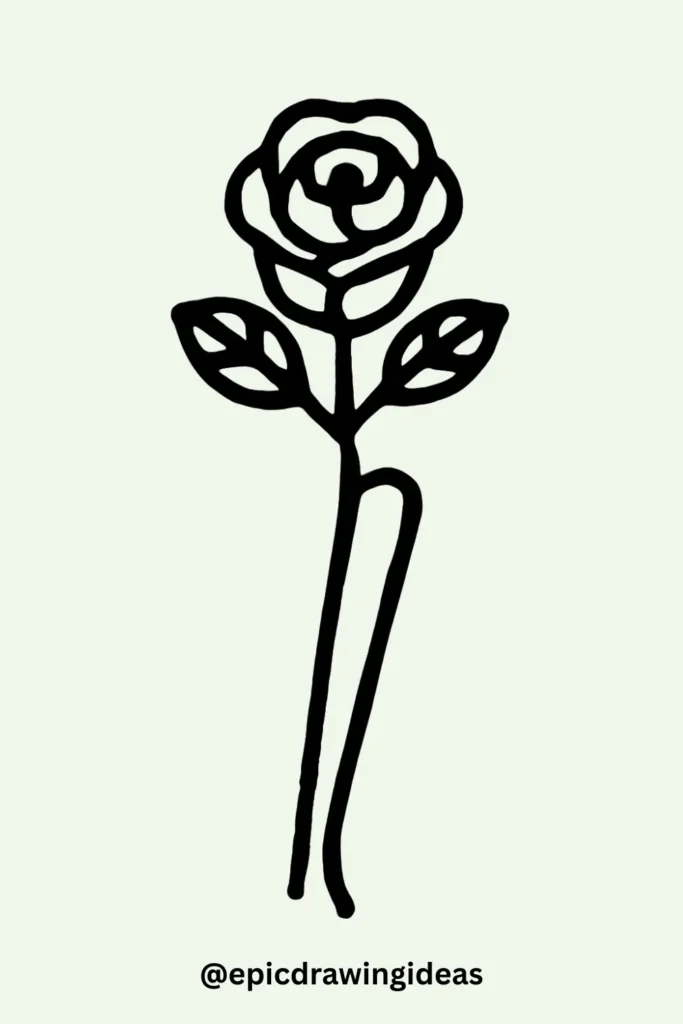 Rose Hairpin