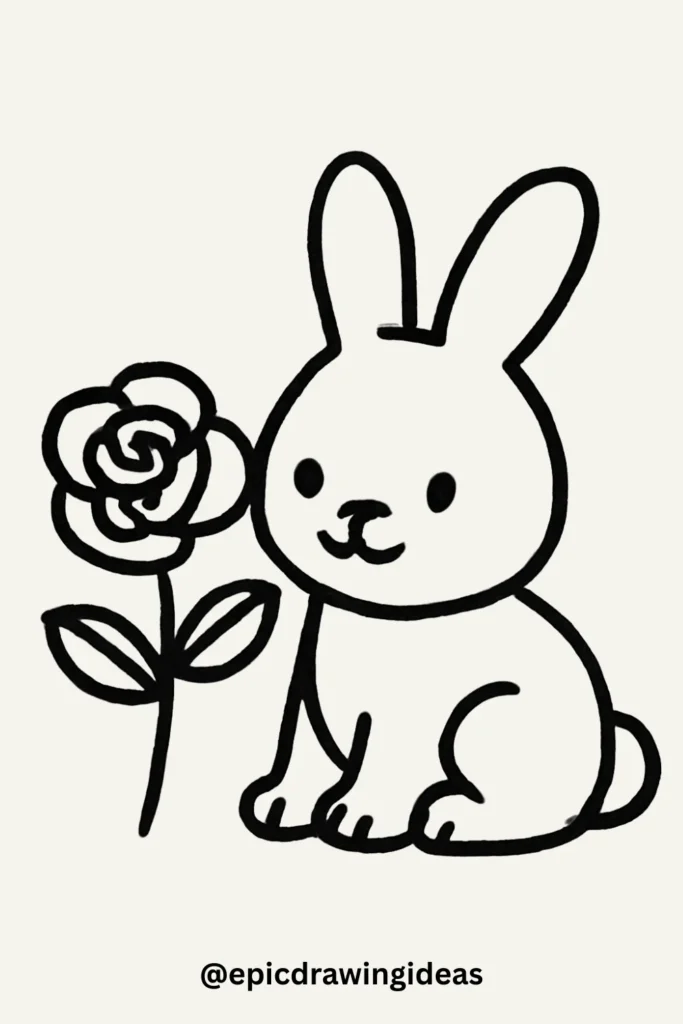 Rose with Bunny