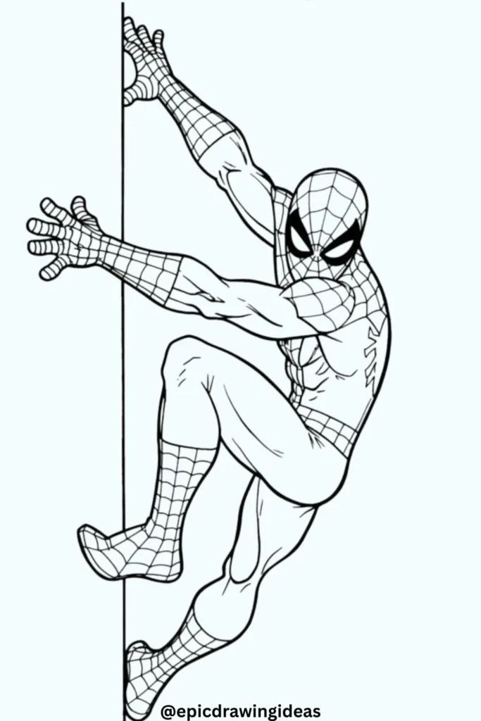 Spidey Crawling on the Edge