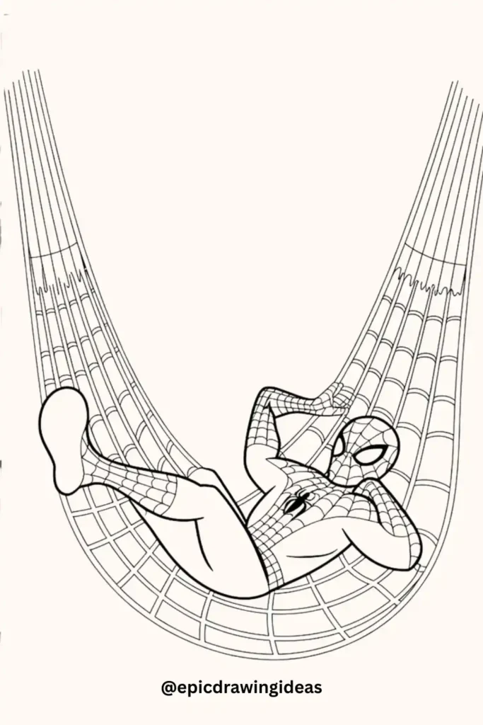 Spider-Man in a Hammock