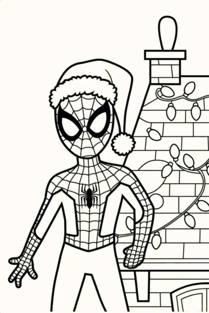 Santa Spider-Man