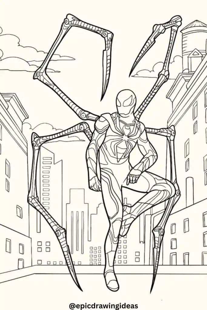 Spider-Man with Mechanical Arms