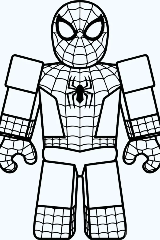 Blocky Spider-Man
