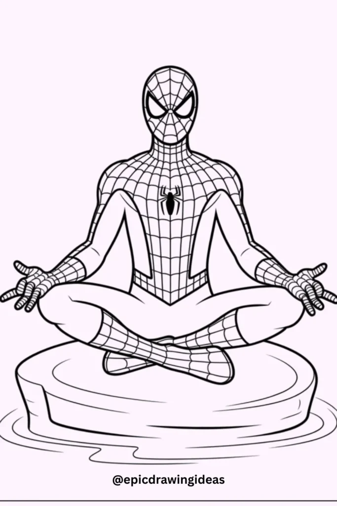 Spider-Man in Meditation