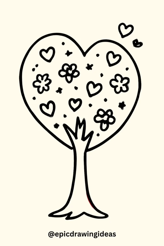 Heart-Shaped Tree Canopy