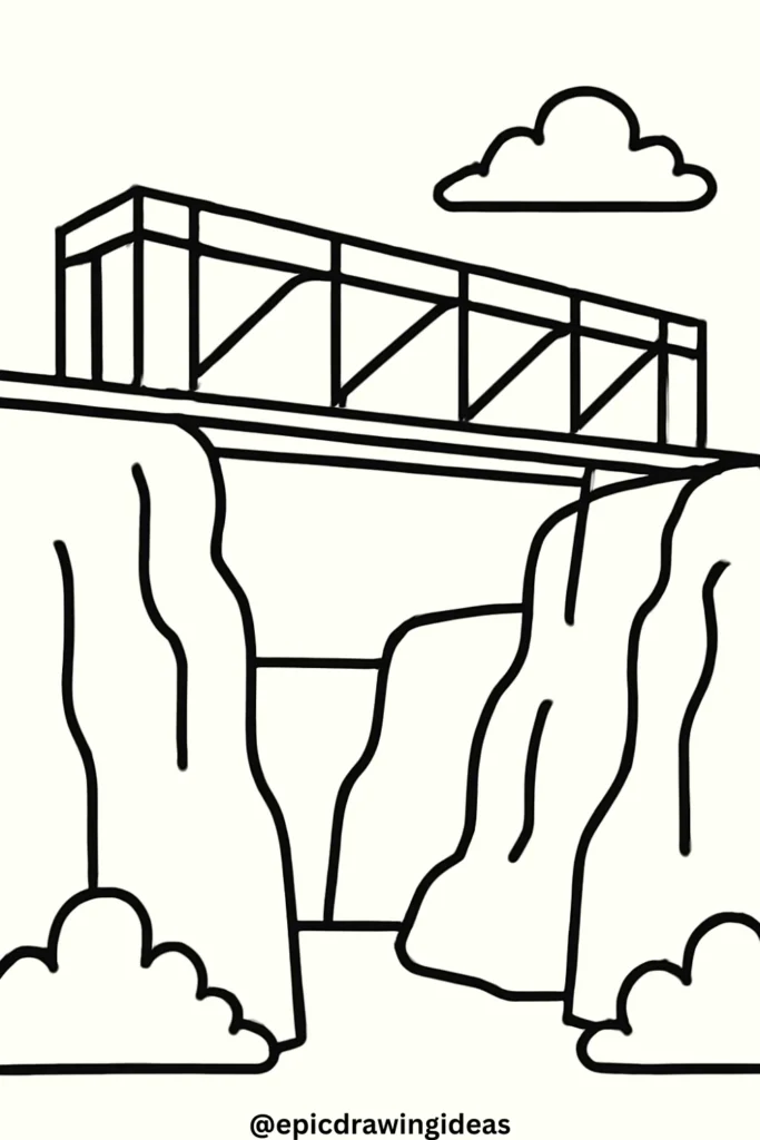 Glass Bridge Over a Canyon