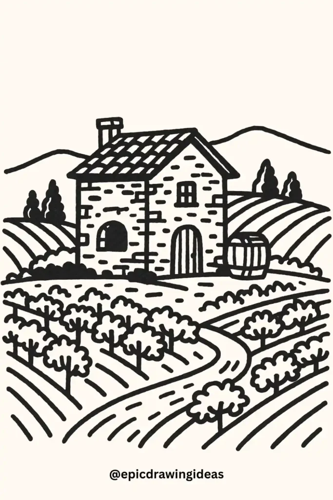 Hillside Vineyard Cottage
