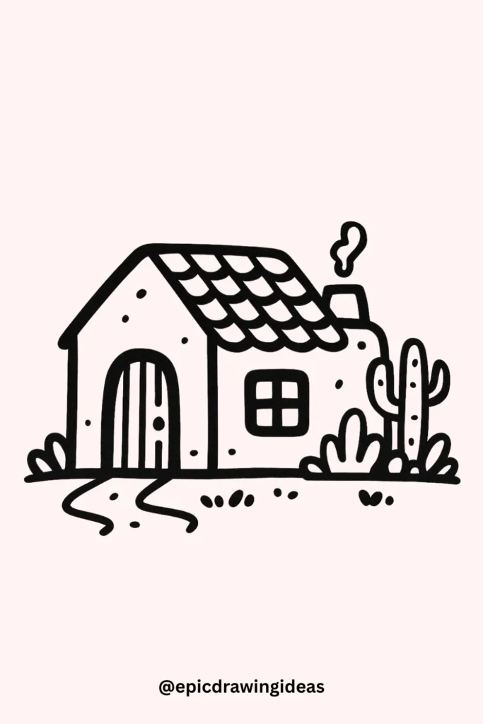 Desert Adobe House