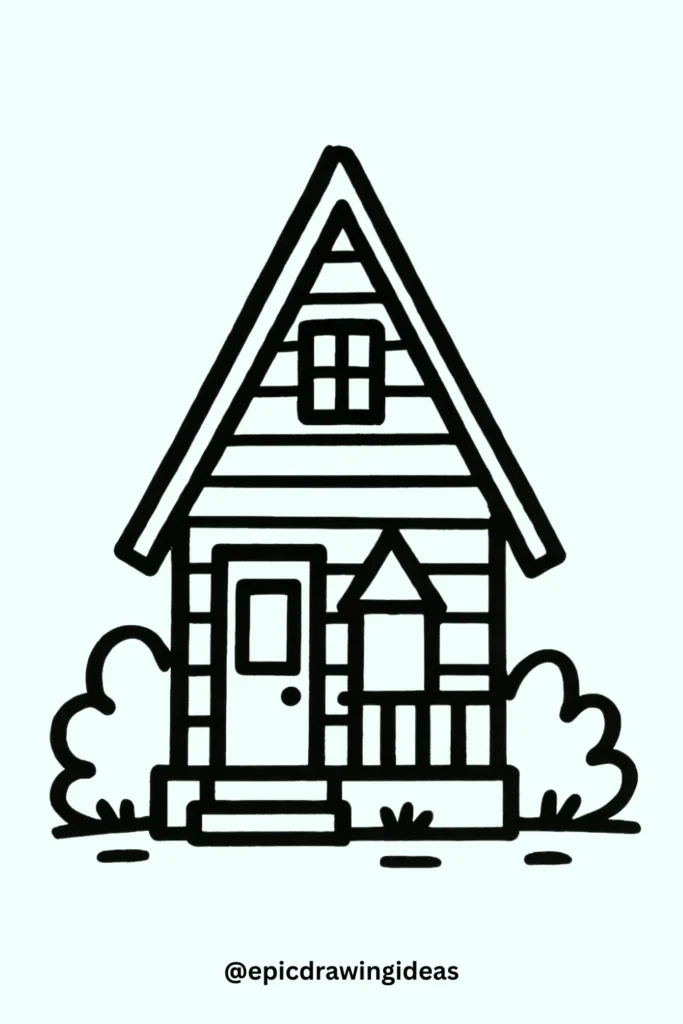 Minimal A-Frame Cottage