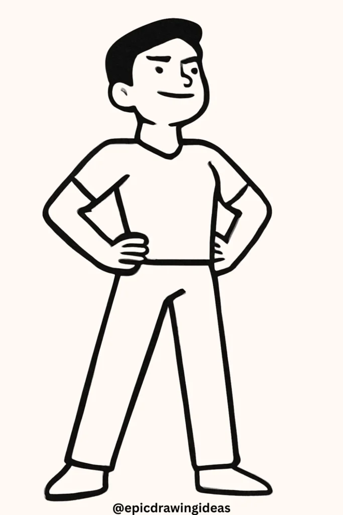 Powerful Pose of Strength