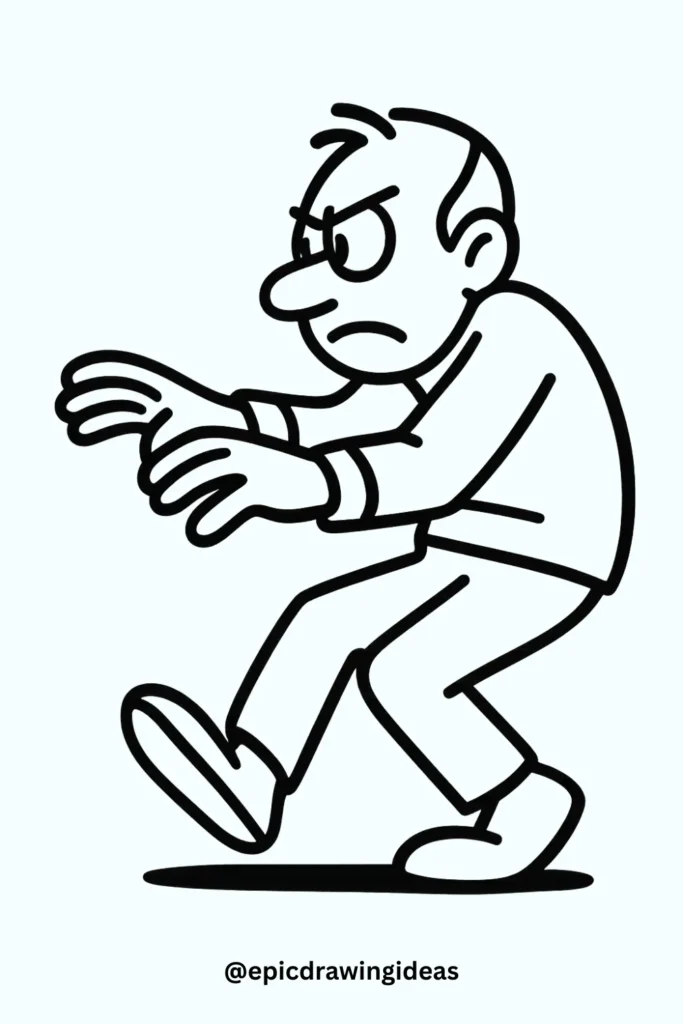 Sneaky Tiptoe Pose