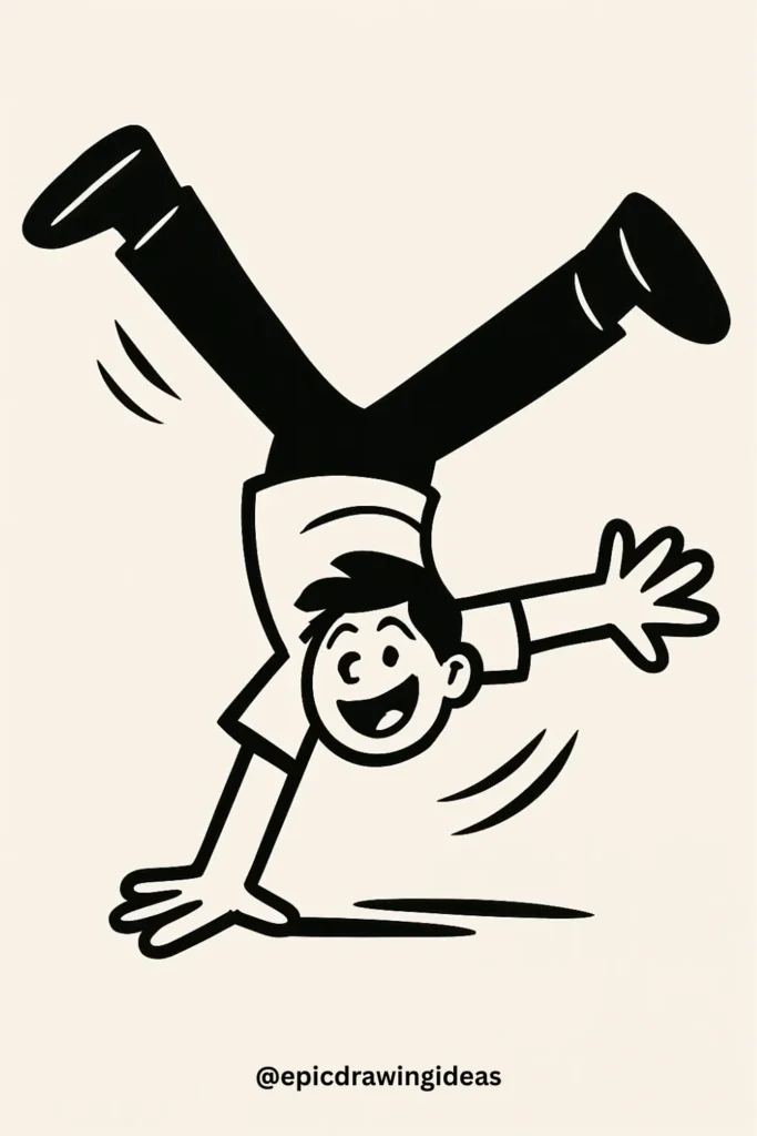 Playful Cartwheel Pose