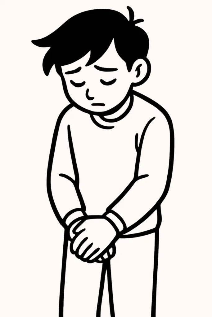 Shy Pose