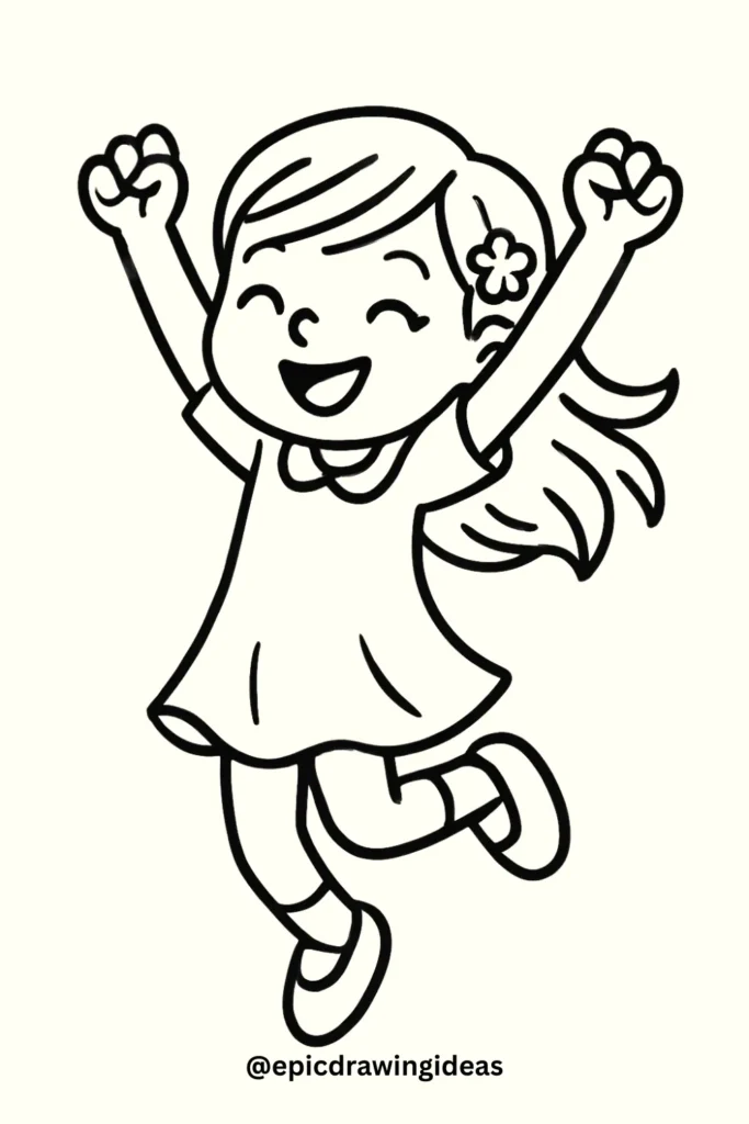 Stylish Jump Pose