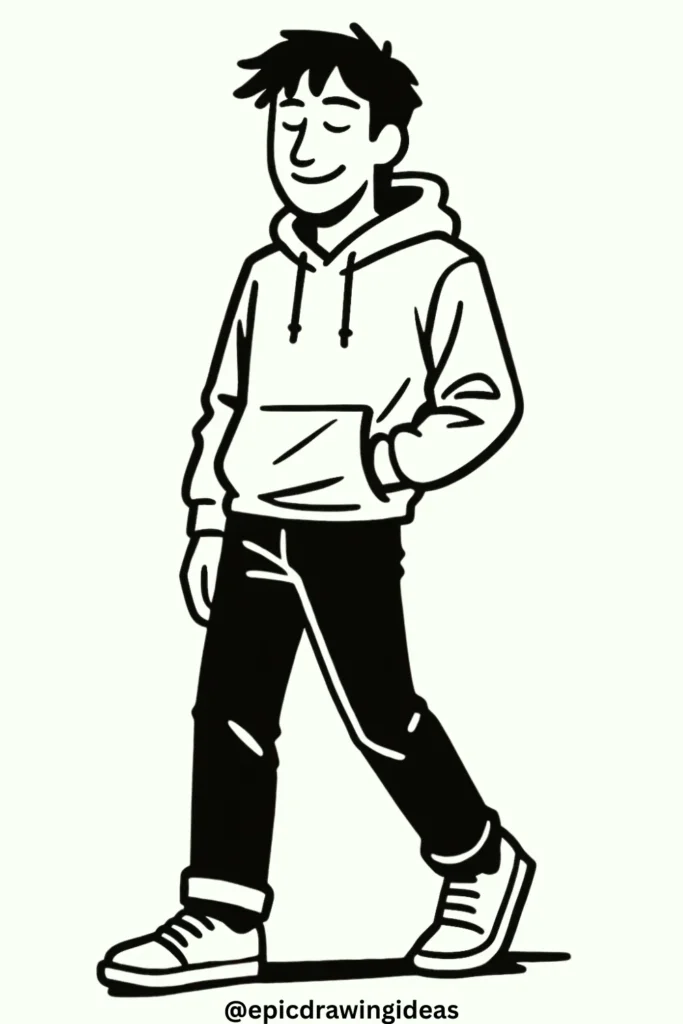 Casual Relaxed Pose