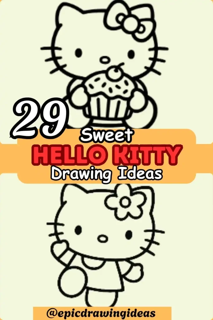 Hello kitty Drawing