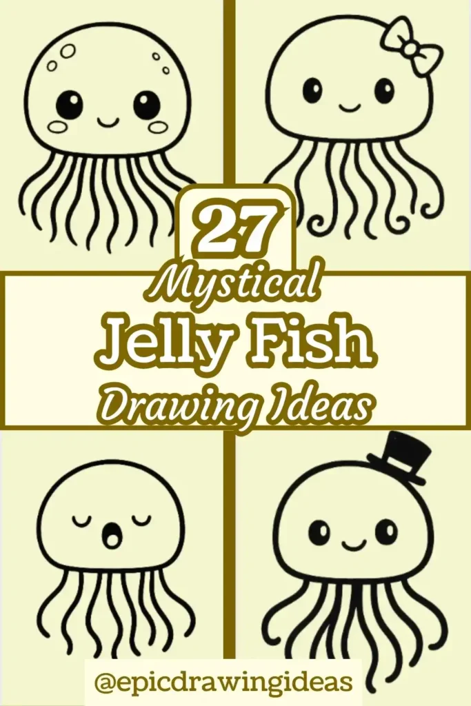 Jelly fish Drawing