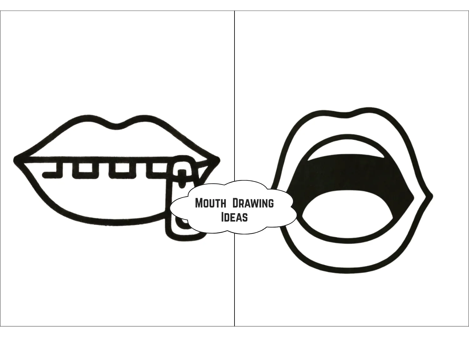 Mouth Drawing Ideas