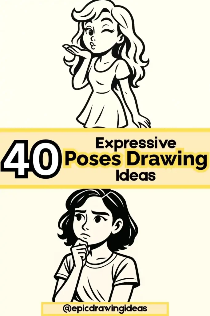 Poses Drawing pins