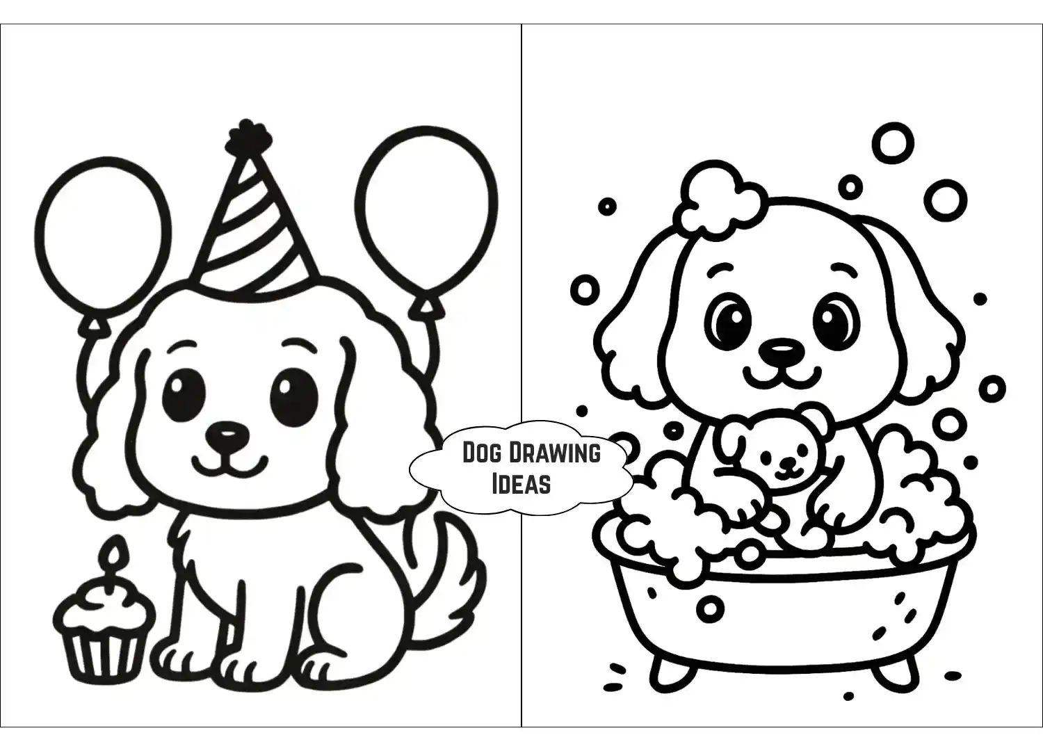 dog drawing ideas