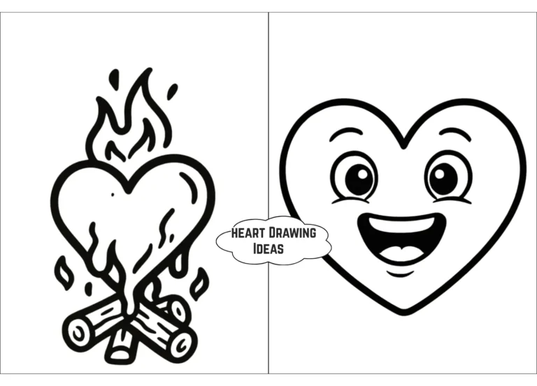 heart drawing ideas